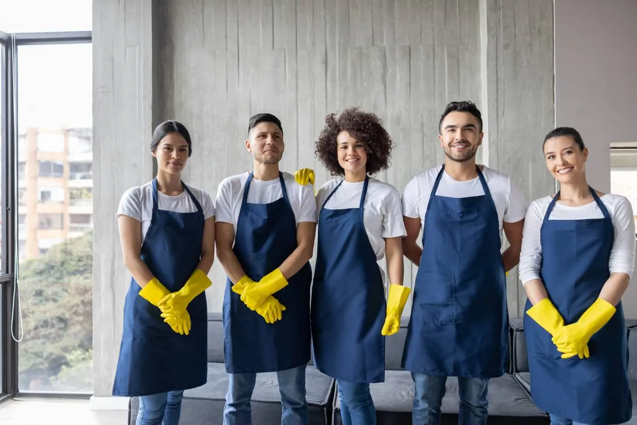Expert Gebäudeservice Team bei der Arbeit